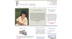 Desktop Screenshot of christopherdaileyfoundation.com